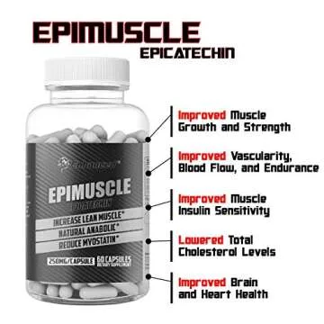 Enhanced Athlete Epimuscle - Pure Epicatechin for Muscle Gain
