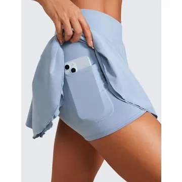 CRZ YOGA Tennis Skirt High Waisted with Pockets for Women