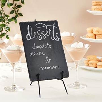 Juvale 6 Pack Slate Charcuterie Boards for Cheese & Sushi