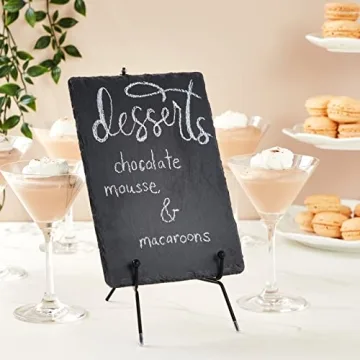 Juvale 6 Pack Slate Charcuterie Boards for Cheese & Sushi