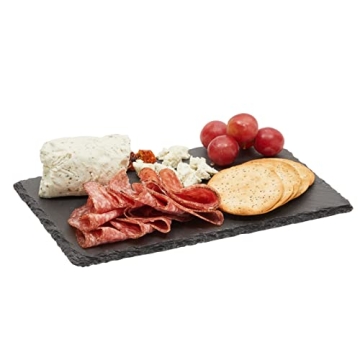 Juvale 6 Pack Slate Charcuterie Boards for Cheese & Sushi
