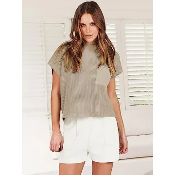 Chic ANRABESS Two Piece Summer Outfit for Women