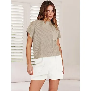 Chic ANRABESS Two Piece Summer Outfit for Women