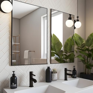 Elegant Black Bathroom Mirror 24x36 for Modern Homes