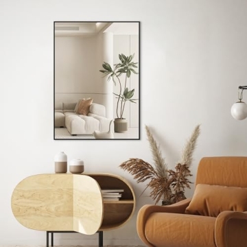 Elegant Black Bathroom Mirror 24x36 for Modern Homes