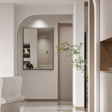 Elegant Black Bathroom Mirror 24x36 for Modern Homes