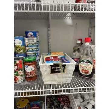 Top Label Clip Holders for Kitchen Pantry Organization