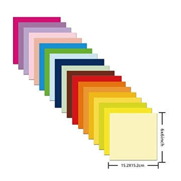 500 Sheets of Double-Sided Origami Paper - Arts & Crafts