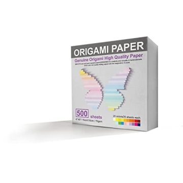 500 Sheets of Double-Sided Origami Paper - Arts & Crafts