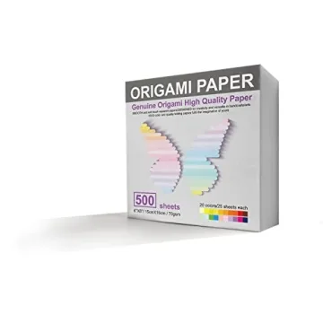 500 Sheets of Double-Sided Origami Paper - Arts & Crafts