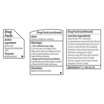 Degree Men Antiperspirant Cool Rush 72-Hour Protection 0.5 oz