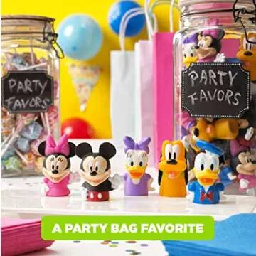 Disney Mickey Mouse & Friends 10 Piece Finger Puppet Set Party Favors, Educational, Bath Toys, Floating Pool Toys, Beach Toys, Finger Toys, Playtime