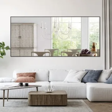 NeuType 71"x34" Large Mirror - Stylish Full Length Reflection