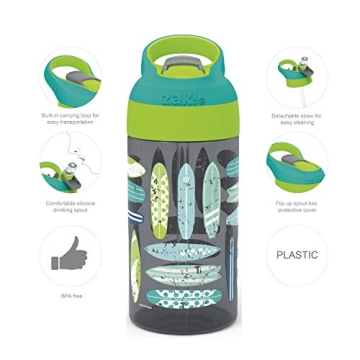 Durablezak 16oz Beach Life Kids Water Bottle Set