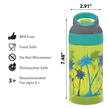 Durablezak 16oz Beach Life Kids Water Bottle Set