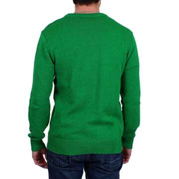 Disney Men's Ugly Christmas Sweater, Green, XX-Large