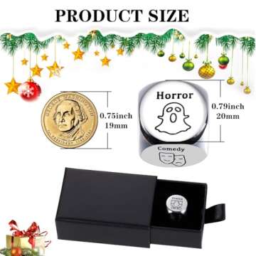 Anniversary Steel Date Night Dice for Couples Gifts