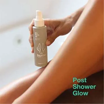 Hydrating Plant-based Body Oil Spray for Men and Women - 4 fl oz After Shower Bath Oil - Apricot Kernel and Prickly Pear Oil - Moisturizing Mist for Dry and Sensitive Skin - Vitamins and Antioxidants