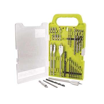 Ryobi A983102 31-Piece Black Oxide Drilling Driving Bit Kit Wood Metal Plastic