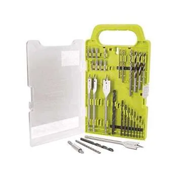 Ryobi 31-Piece Black Oxide Drilling Bit Kit Perfect for All Projects