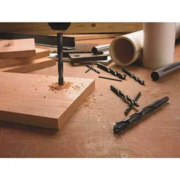 Ryobi 31-Piece Black Oxide Drilling Bit Kit Perfect for All Projects