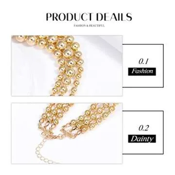 Charming Jovono Chunky Gold Necklace for Women Online