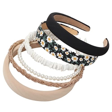 Cuizhiyu 6PK Elegant Non-Slip Headbands for Women & Girls