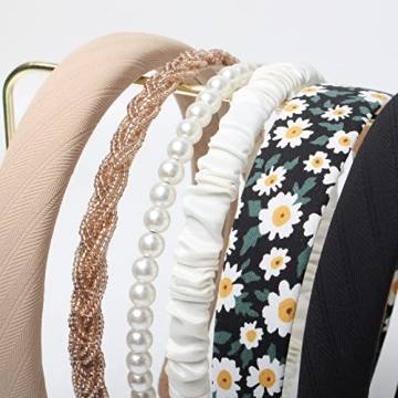Cuizhiyu 6PK Elegant Non-Slip Headbands for Women & Girls