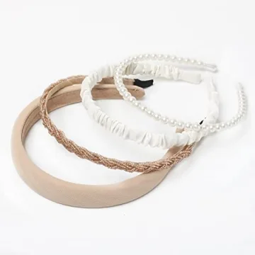 Cuizhiyu 6PK Elegant Non-Slip Headbands for Women & Girls