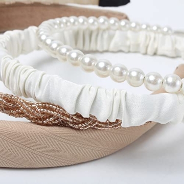 Cuizhiyu 6PK Elegant Non-Slip Headbands for Women & Girls