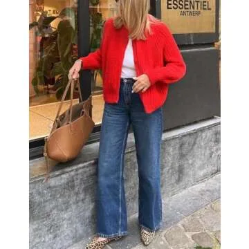 Acmplla Women's Knit Cardigan Sweater for Fall/Winter