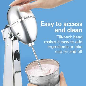 Hamilton Beach DrinkMaster Electric Mixer - Retro Style
