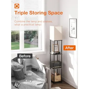 addlon 4-Tier Shelf Lamp - Modern LED Display Light