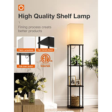 addlon 4-Tier Shelf Lamp - Modern LED Display Light