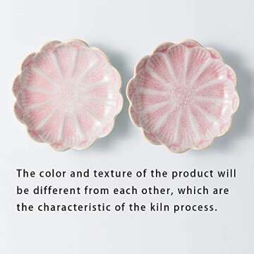 Mecaikru jewelry dish, flower shape ring dish, pink earring tray, cute jewelry holder, key bowl, flower pink