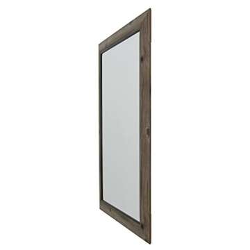 Yosemite Home Decor Yosemite Mirrors, Medium, Gray/Black