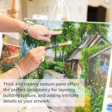 ABEIER Acrylic Paint Set - 15 Vivid Colors, Safe & Versatile