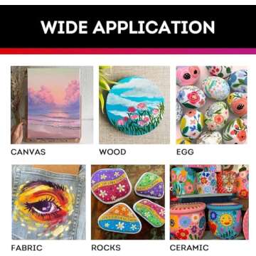 ABEIER Acrylic Paint Set - 15 Vivid Colors, Safe & Versatile