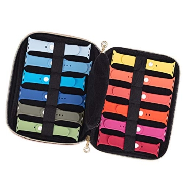 Teamoy Watch Band Organizer for 12 Bands in Misty Rose