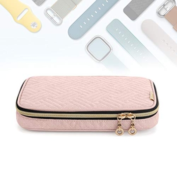 Teamoy Watch Band Organizer for 12 Bands in Misty Rose