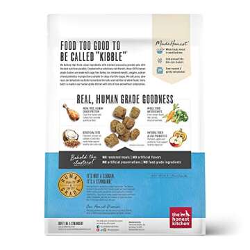 The Honest Kitchen Whole Food Clusters Human Grade Dry Dog Food - Grain Free Turkey 5 lbs