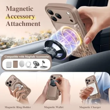 Stylish GVIEWIN iPhone 17 Pro Max Case with MagSafe