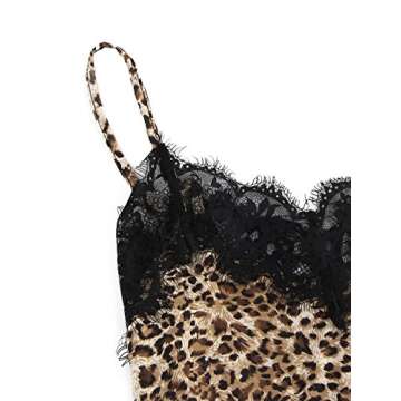 DIDK Lace Trim Cami & Shorts Pajama Set for Women