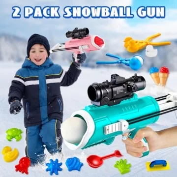 JJRAP Snow Toys for Kids - Ultimate 28 Pack Winter Fun