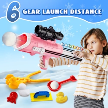 JJRAP Snow Toys for Kids - Ultimate 28 Pack Winter Fun