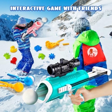 JJRAP Snow Toys for Kids - Ultimate 28 Pack Winter Fun