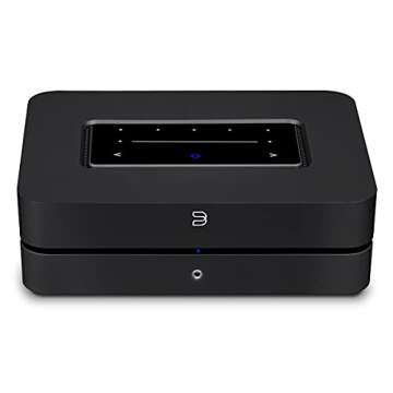 Bluesound Powernode Wireless Multi-Room High Resolution Music Streaming Amplifier - Black