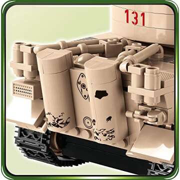 Build the Tiger I Tank with COBI 550 PCS