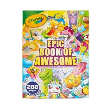Crayola Epic Book of Awesome Coloring - 288 Pages of Fun