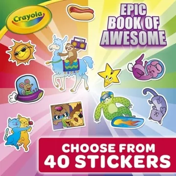 Crayola Epic Book of Awesome Coloring - 288 Pages of Fun